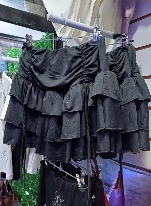 Pollera Volados y Tiras