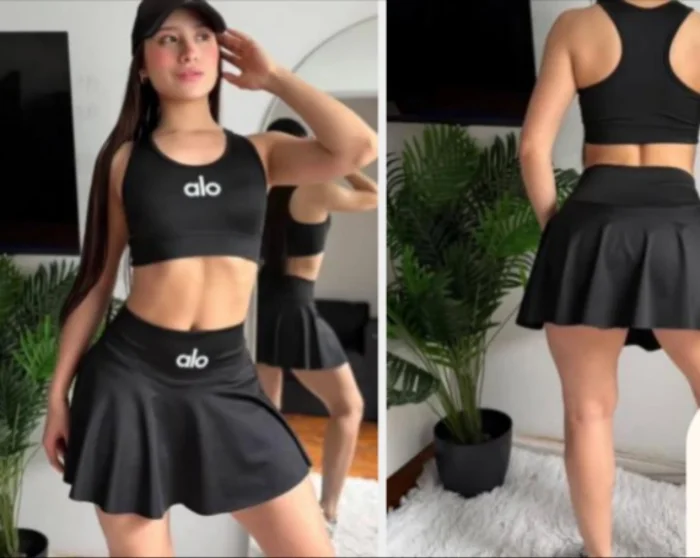 Conjunto Short Pollera
