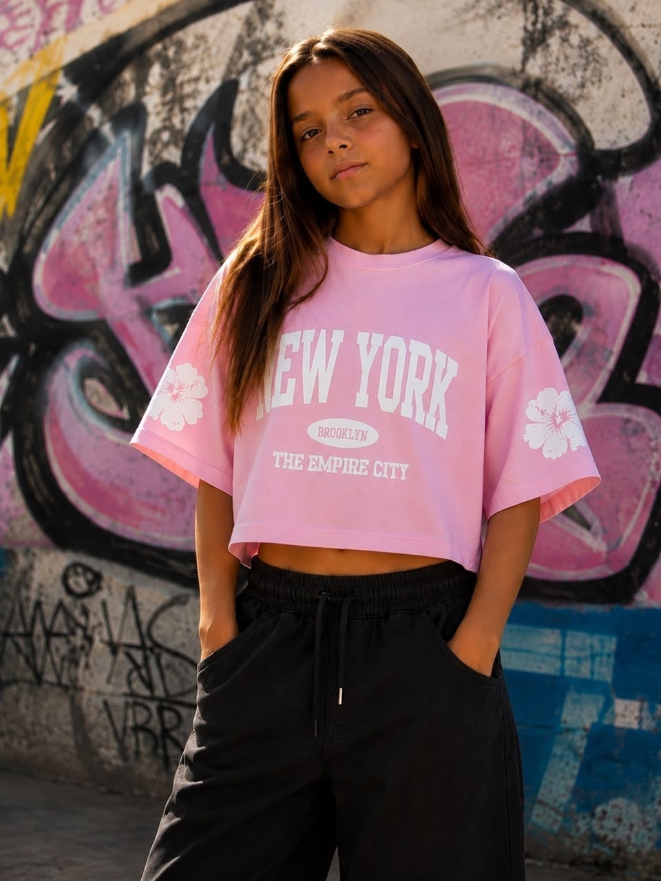 Remera New York Oversize para Nena. - Imagen 3