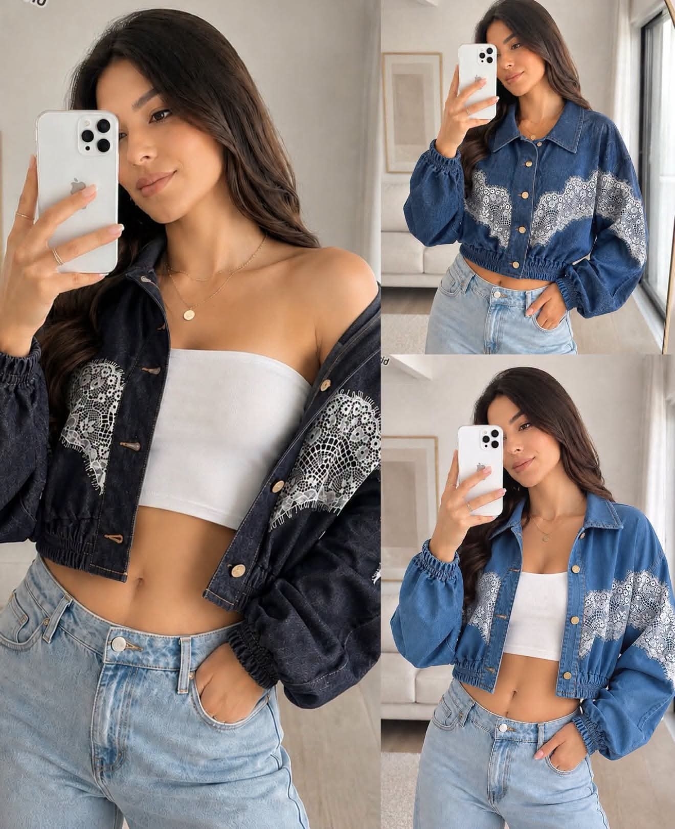 Campera de Jeans Elastizado - Imagen 3