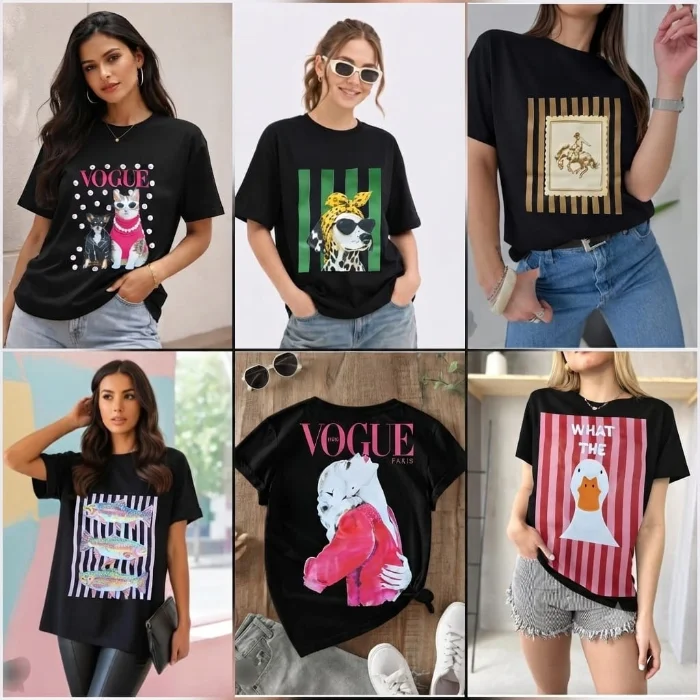 Remera Estampa Algodón