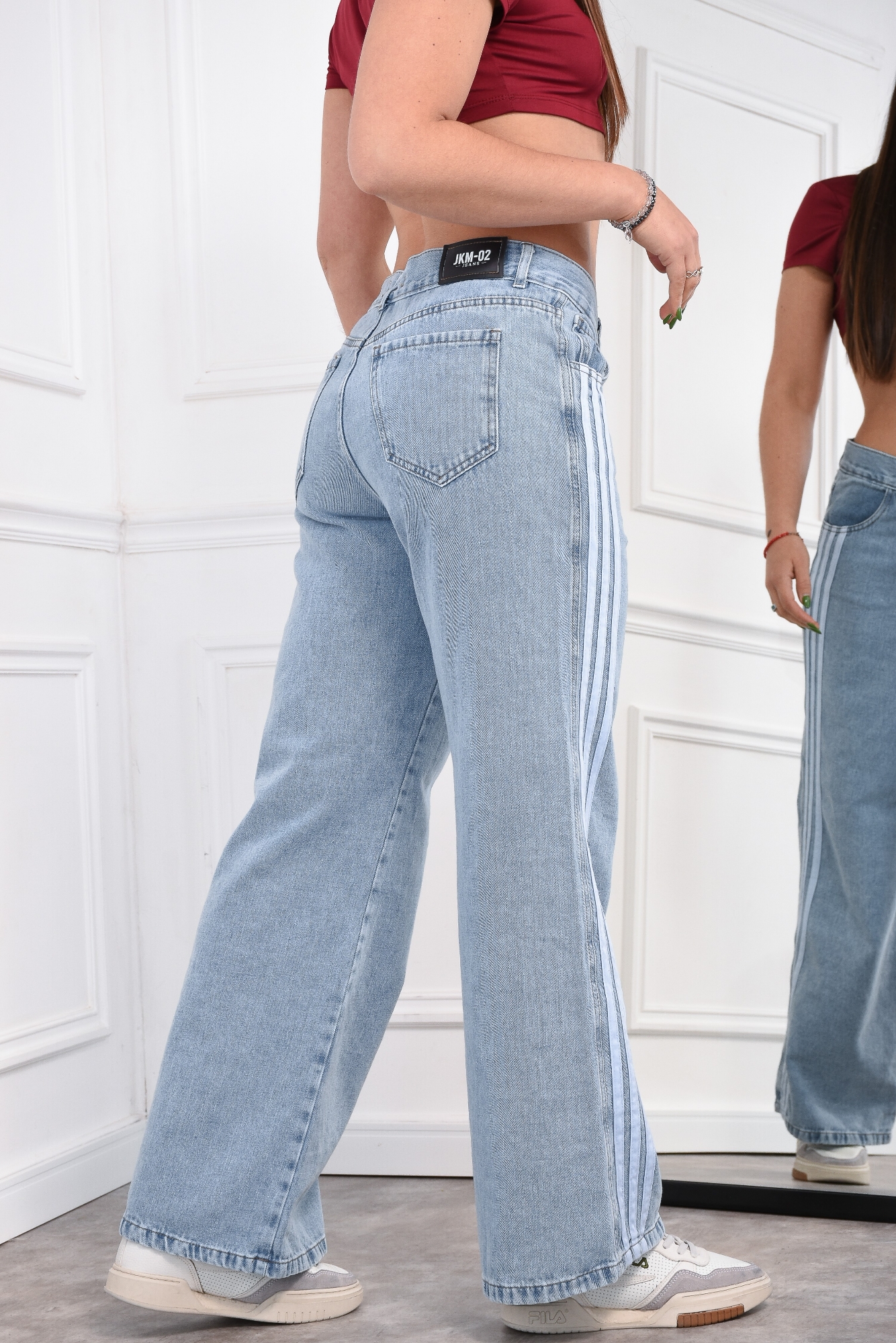 Wide Leg de Tres Tiras - Imagen 2