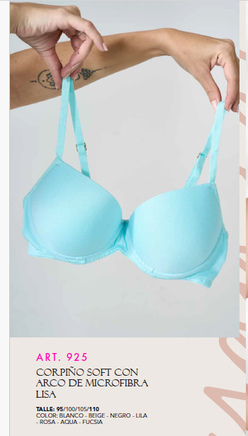 Corpiño Taza Soft con Aro de Microfibra Lisa Talles Especiales Art. 925 Yamiel - 925cel.png