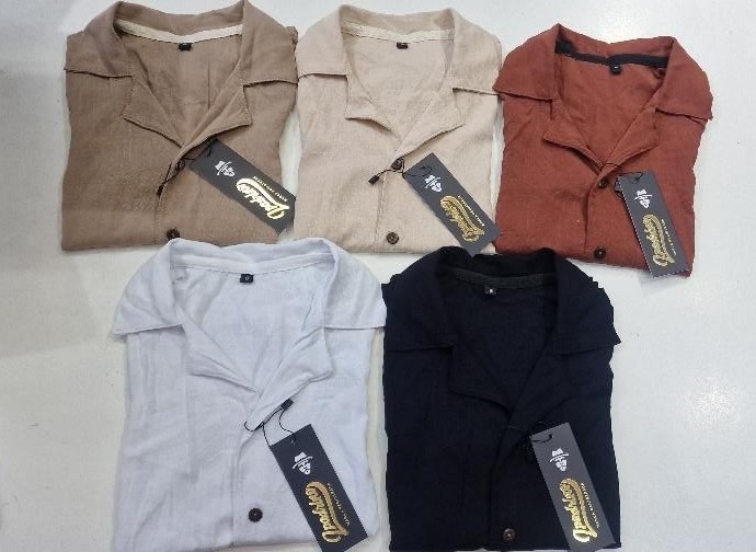 Camisas de Lino Manga Corte Overzise - Imagen 2