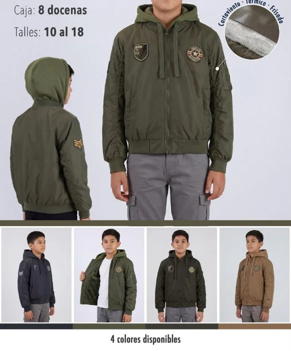 Campera Bomber Niño