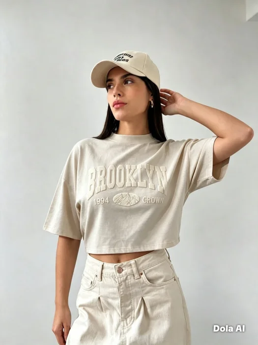 Remera Crop Top Brooklyn
