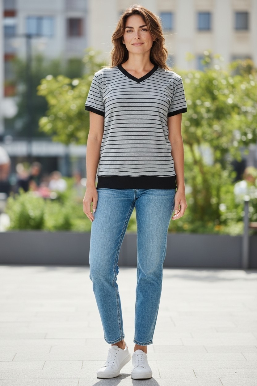 Remera Cuello V - Imagen 2