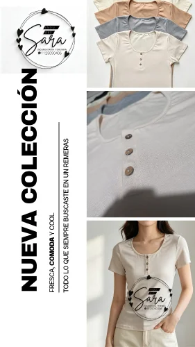 Remera con Boton