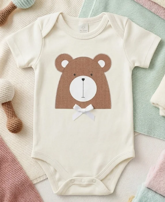 Body Oso con Moño