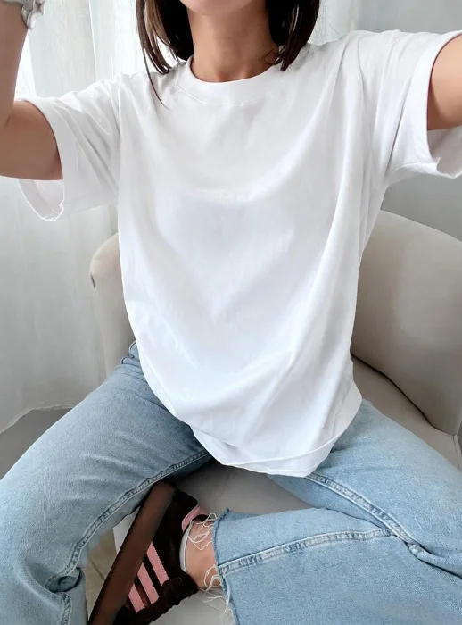 Remera Algodón Corte Fit