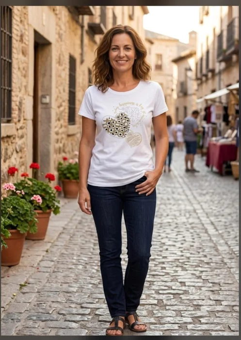 Remera con Brillo