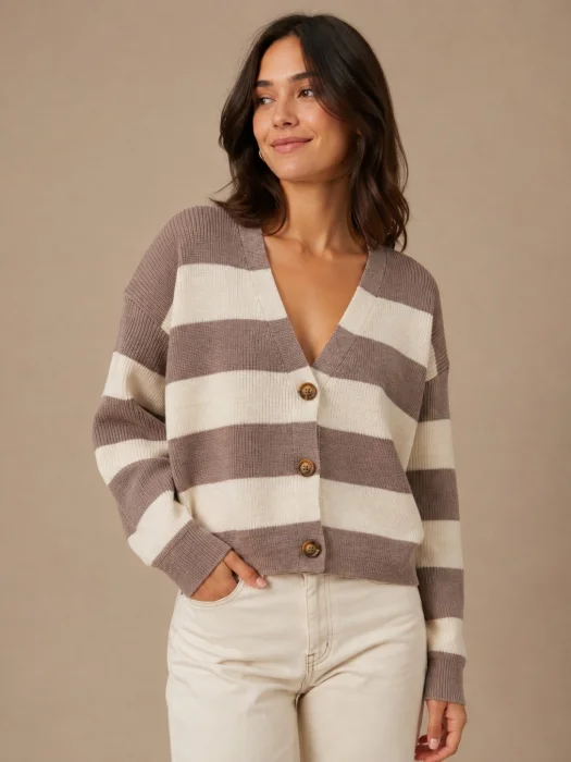 Cardigan Rayado