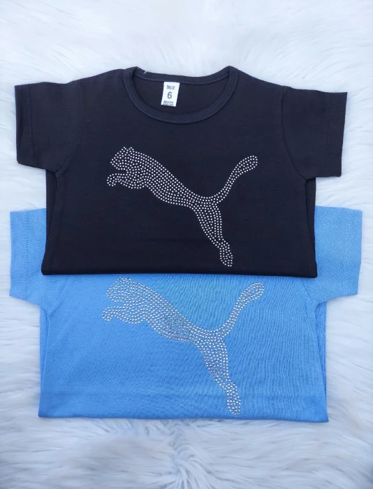Remera P C/strass