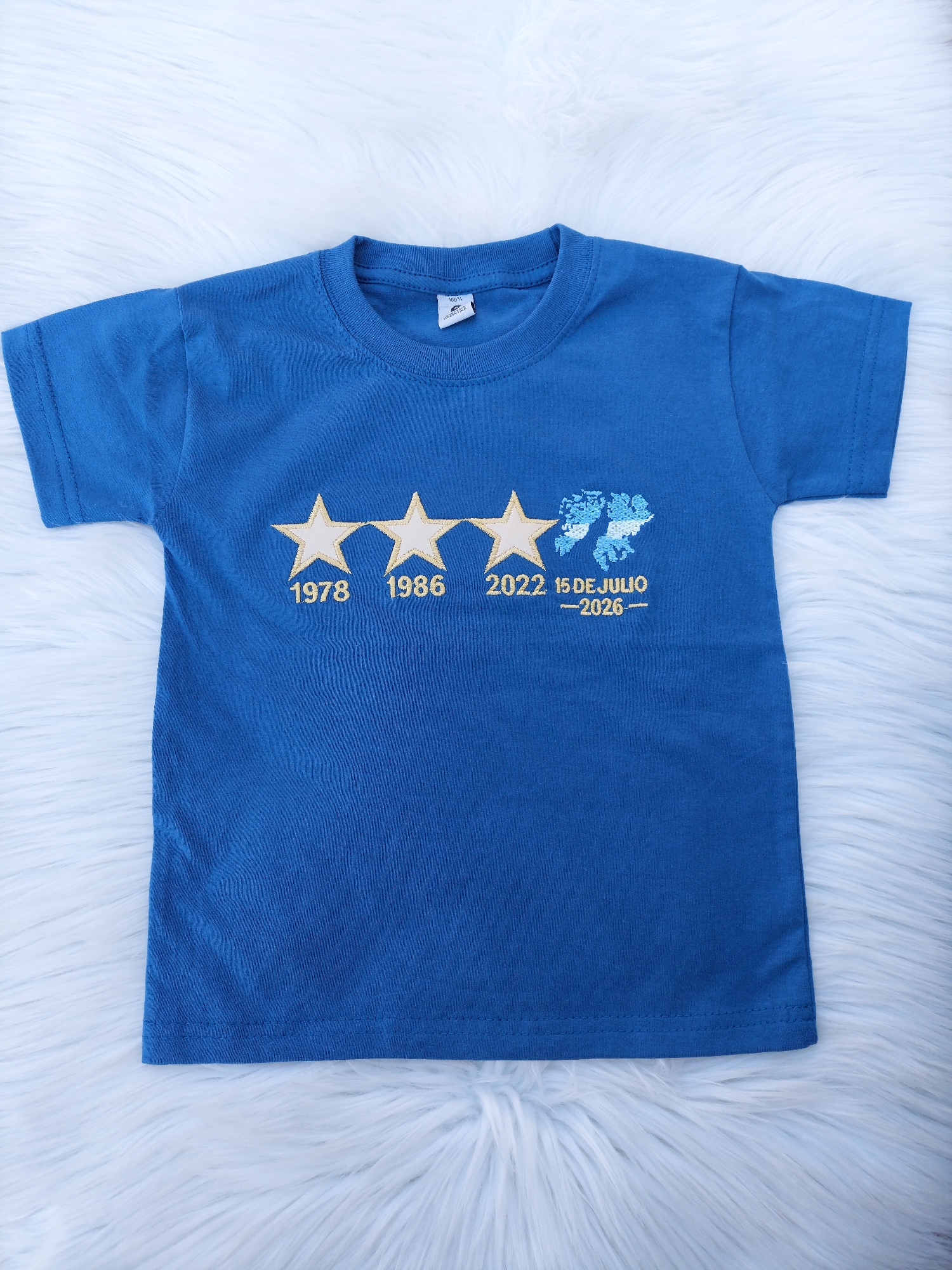 Remera Malvinas Bordado - Imagen 2