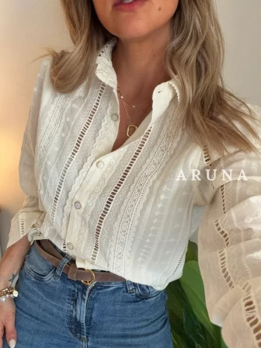 Camisa Brodery Importado