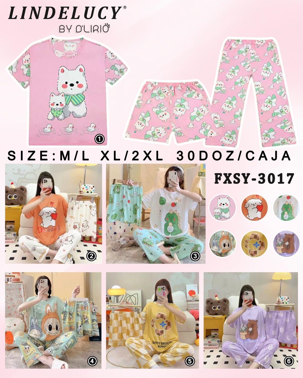 Pijamas 3 Piezas - Imagen 2