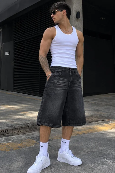 Baggy Negra Bordado