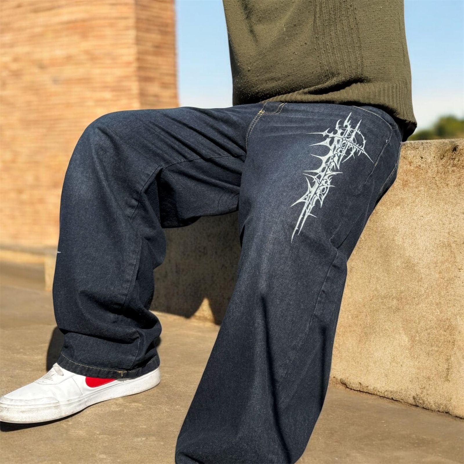 Baggy Oxido Cruz Láser - Imagen 2