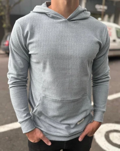 Buzo Canguro Rayado