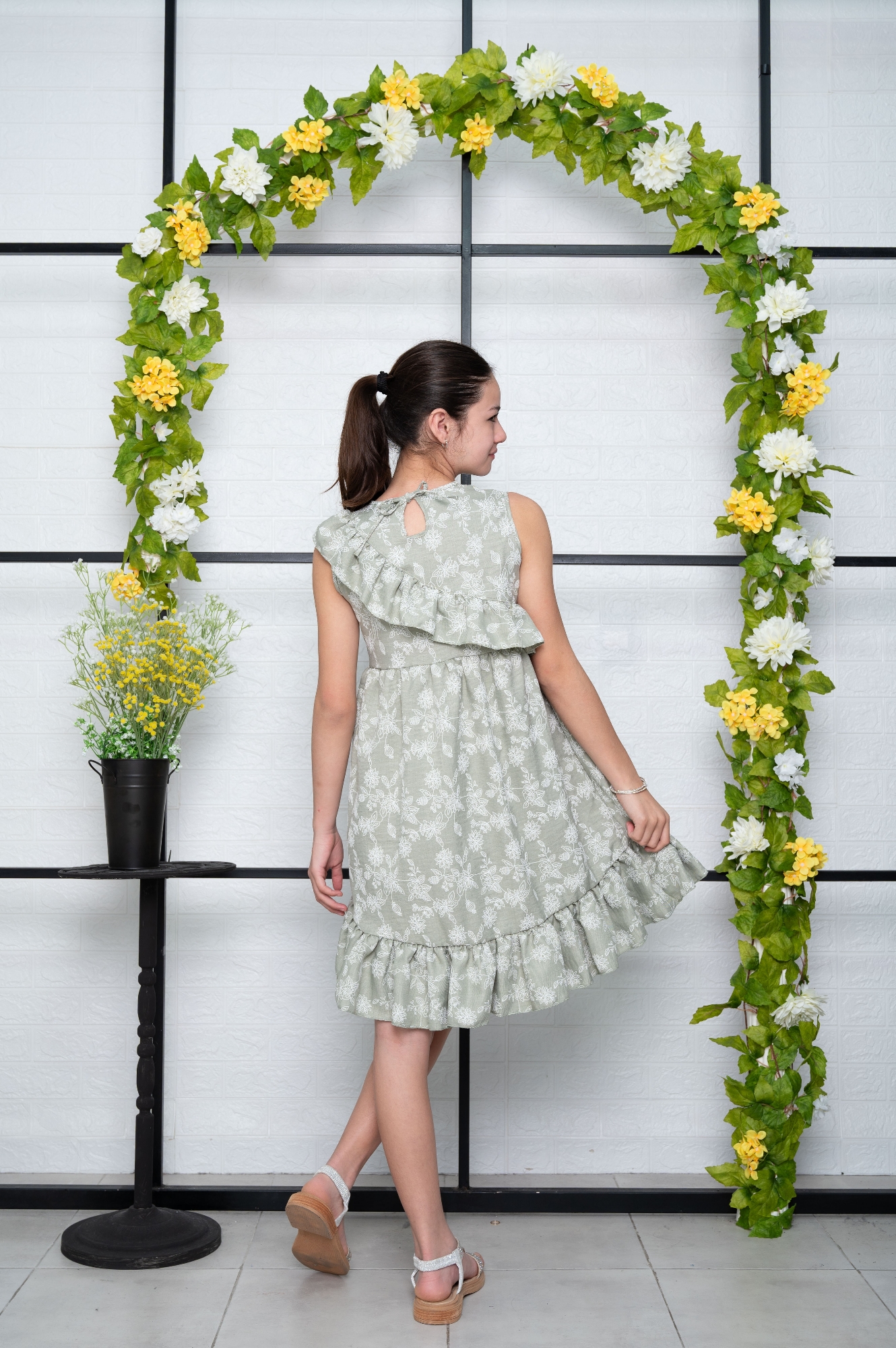Vestido Tiny Rayon Lolise C/diseño Floral - Imagen 5