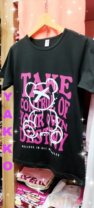 Remeras Oversize de Algodón "take" (por Curva)