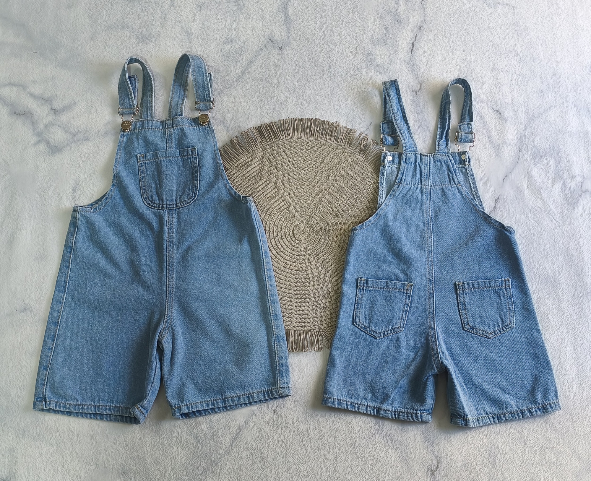 Jardinero Short de Jean || Línea Bebé - Imagen 2