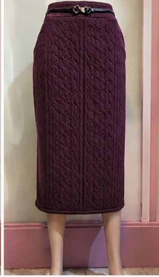 Pollera Trenzado Midi Jacquard - Imagen 2