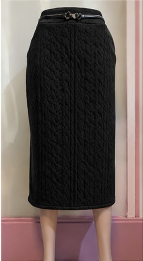 Pollera Trenzado Midi Jacquard - Imagen 3