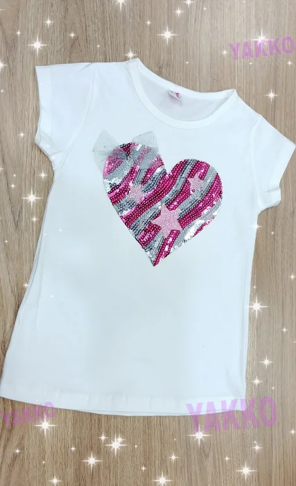 Remera de Algodón " Corazon" (por Curva)