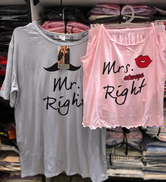 Conjunto de Pijamas de Parejas