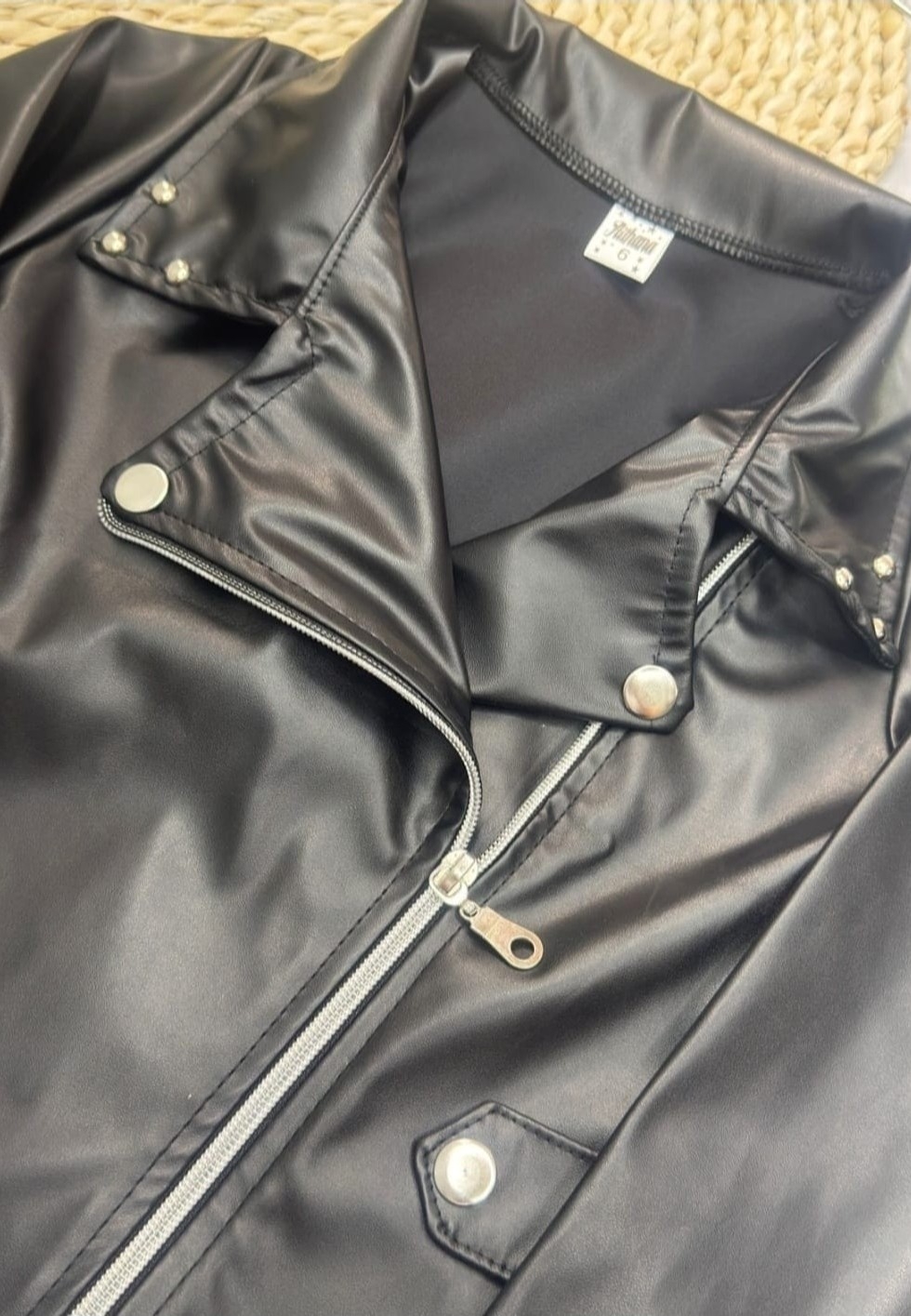Campera Eco Cuero para Nena - Imagen 5