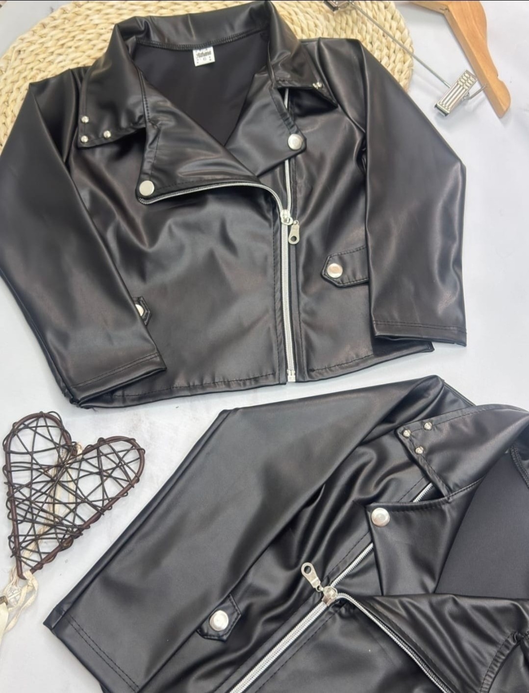 Campera Eco Cuero para Nena - Imagen 6