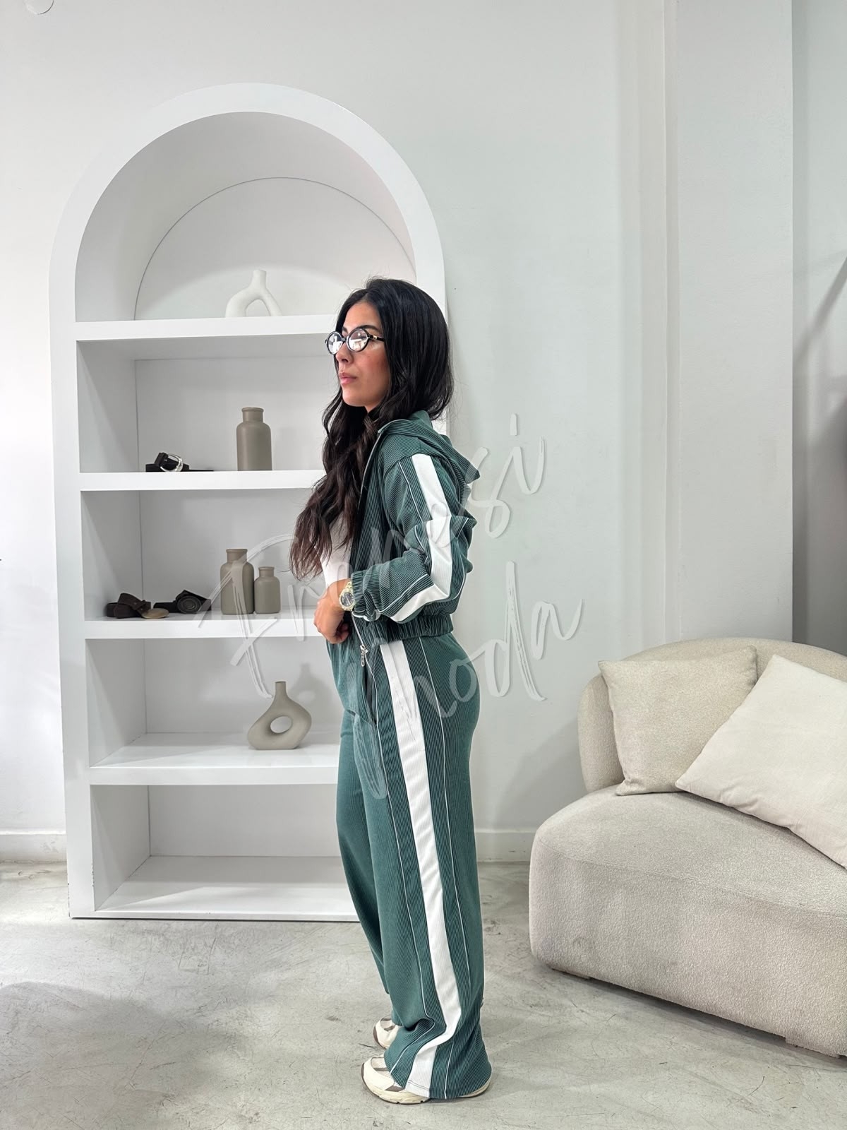 Conjunto Campera y Palazo con Venas - Imagen 3