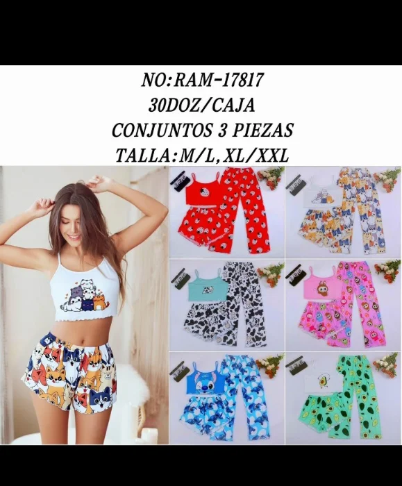 Pijama 3 Piezas Art 17817