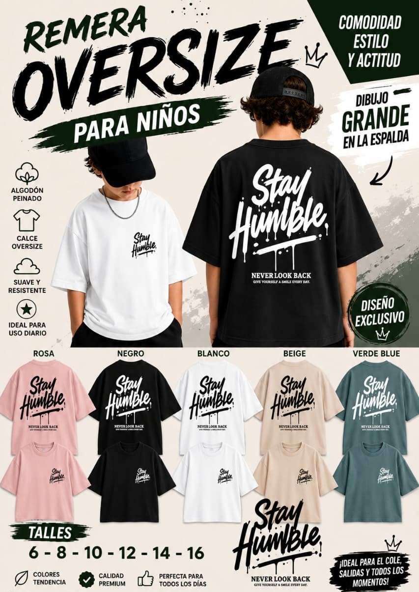 Remera Oversize Estampado Algodón Peinado - Imagen 2