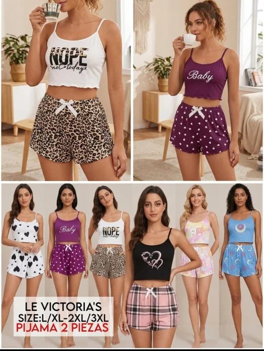 Pijama Estampada 2 Piezas