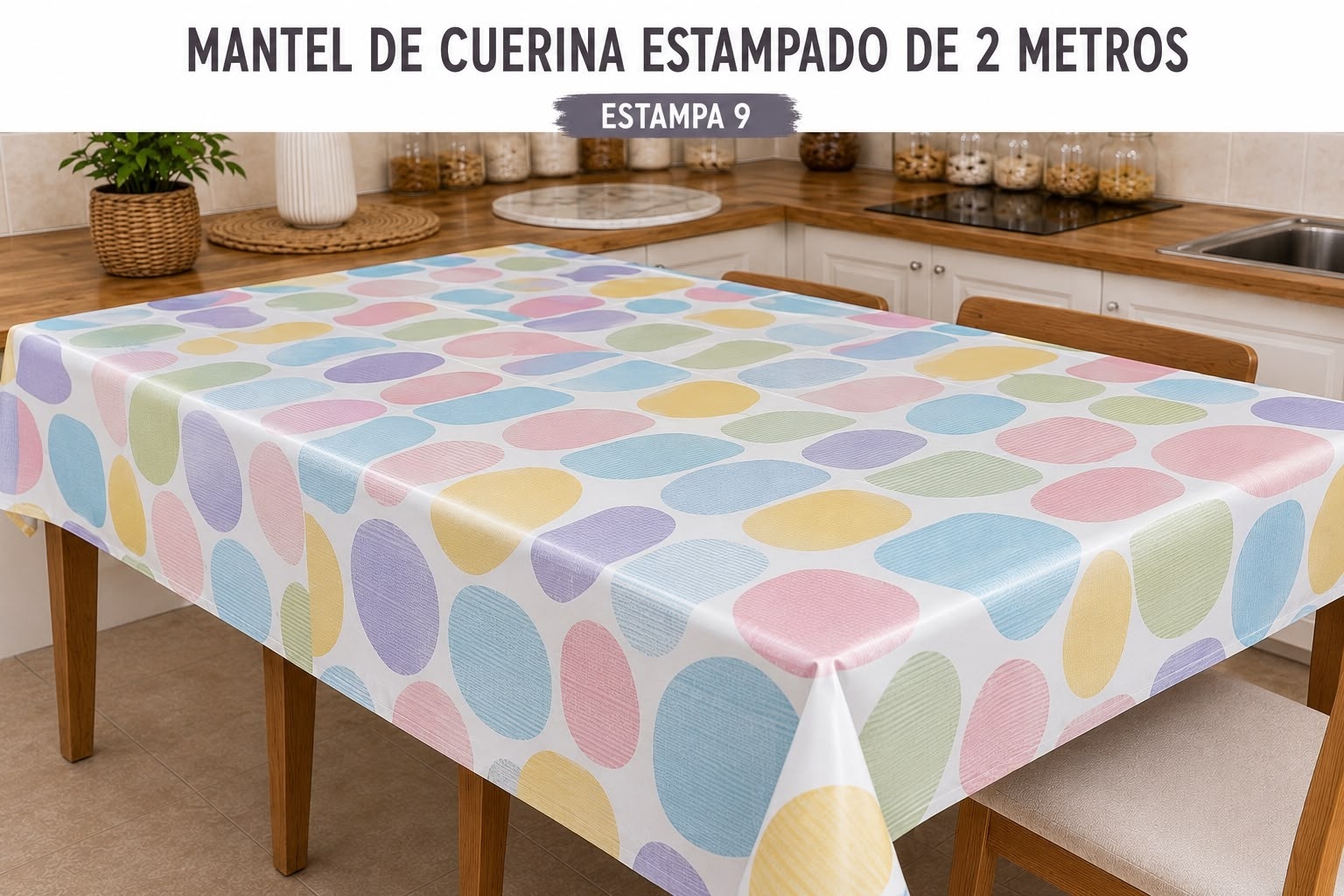 Mantel de Cuerina Estampado de 2 Metros - Imagen 8