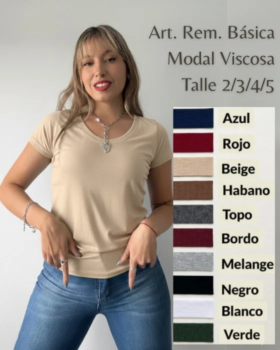 Remera Modal Basica