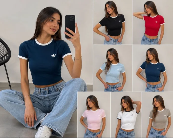 Remeras Adi. Bordado