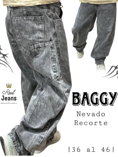 Baggy Recorte Nevado