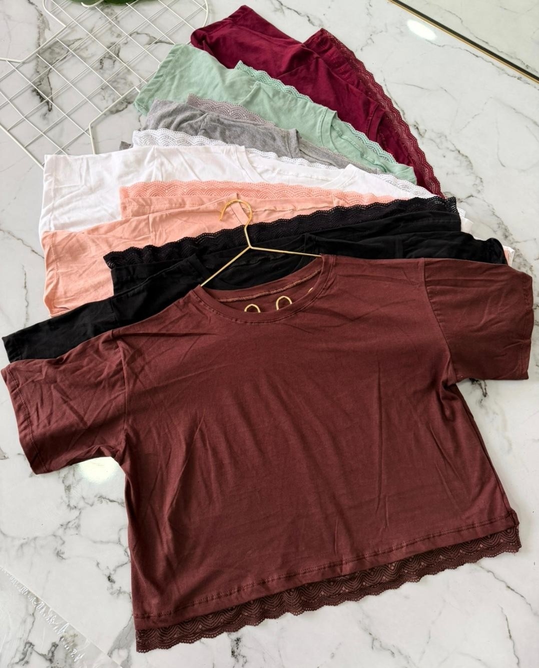 Remera Oversize Puntilla - Imagen 7
