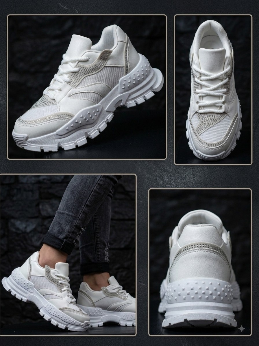 Zapas Blancas con Strass (art. Brillo) - Imagen 3