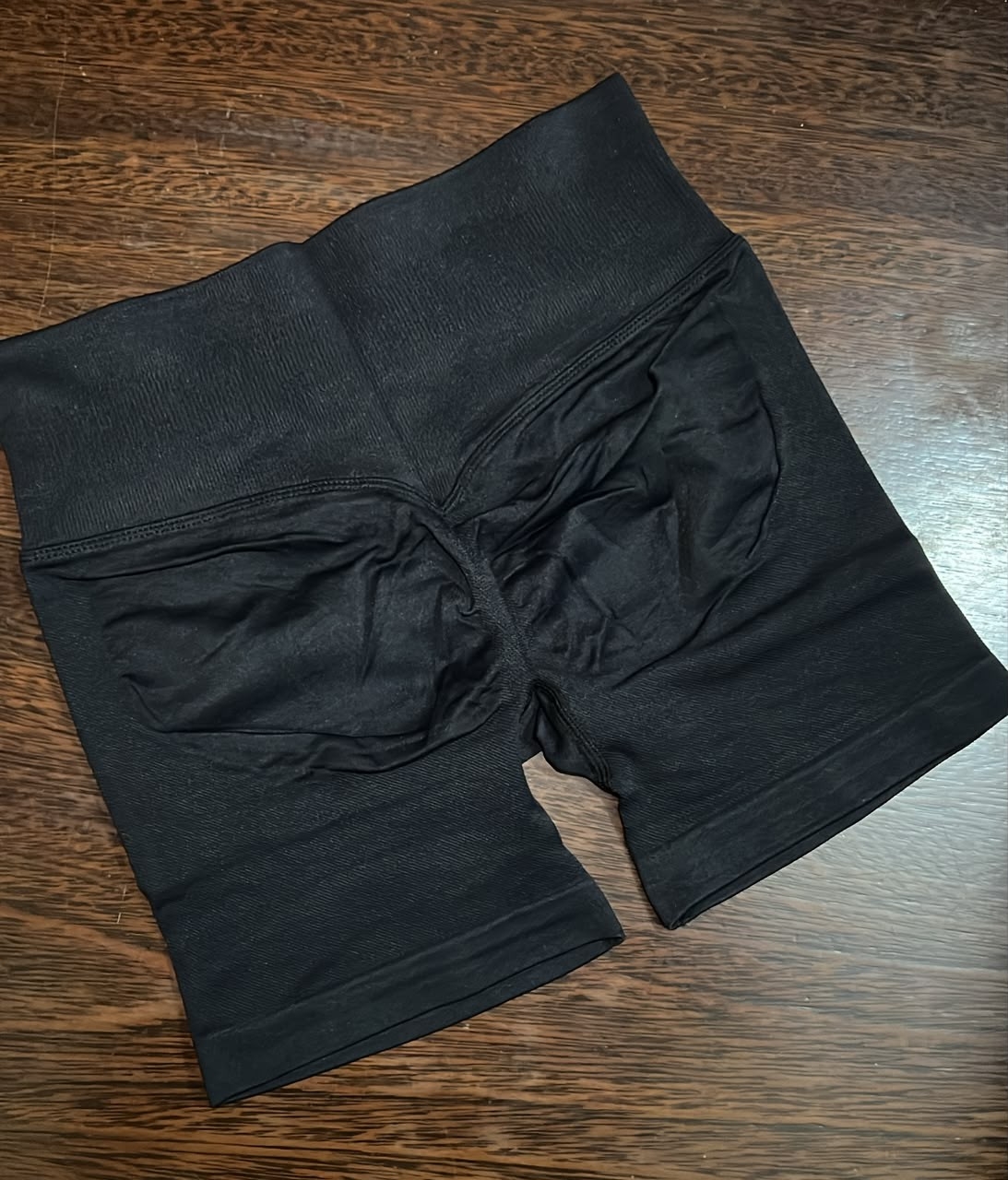 Hermoso Short Prelavado Corte Corazon, Total Black - Imagen 9
