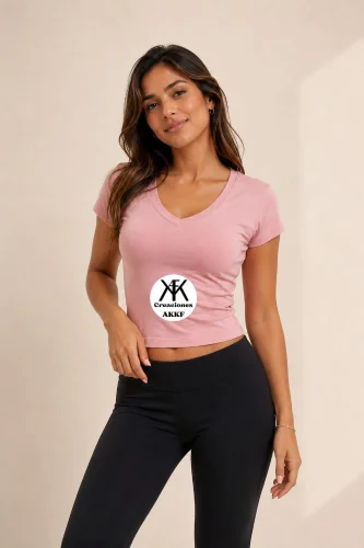 Remera Cuello V
