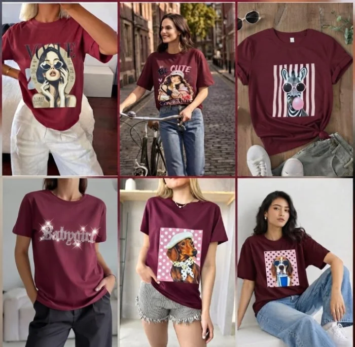 Remera de Dama de Algodón