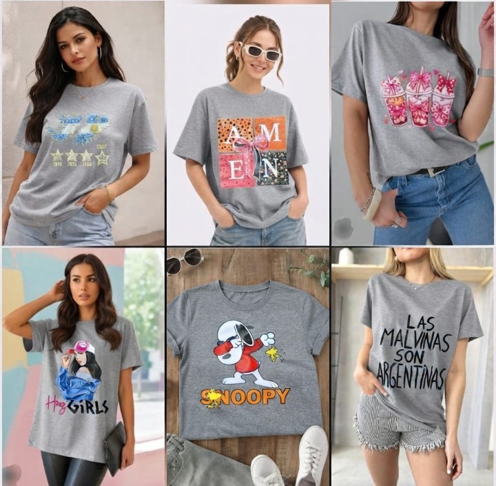 Remera de Dama de Algodón - Imagen 2