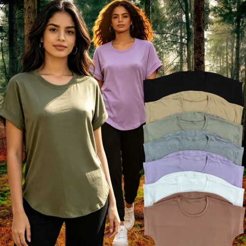 Remeras de Melvill Viscosa Único Talle Abarca hasta un Talle 5
