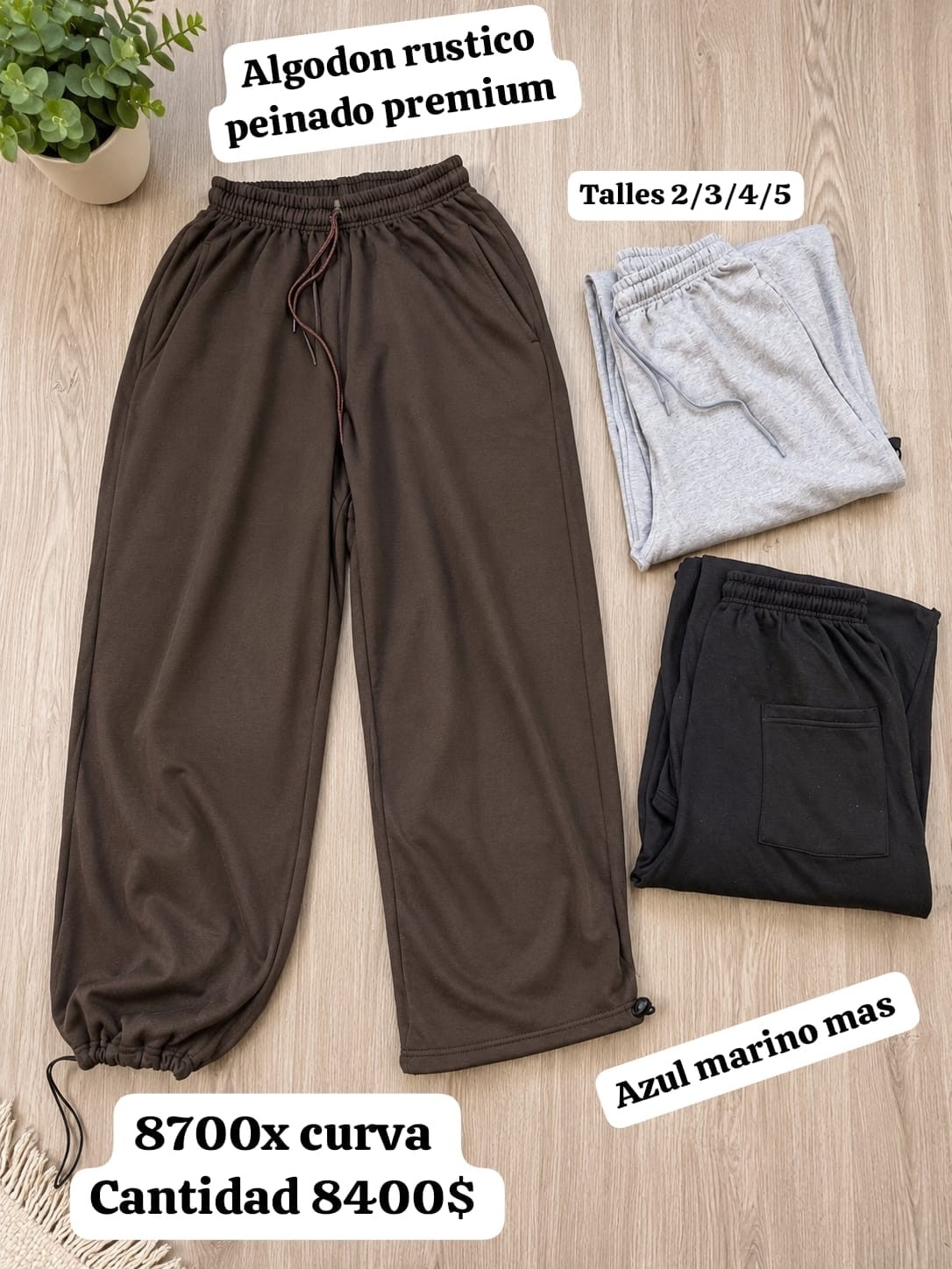 Bagys Dama Algodon Rustico Peinado - Imagen 2