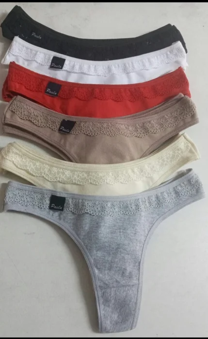 Colaless con Puntilla Algodon y Lycra