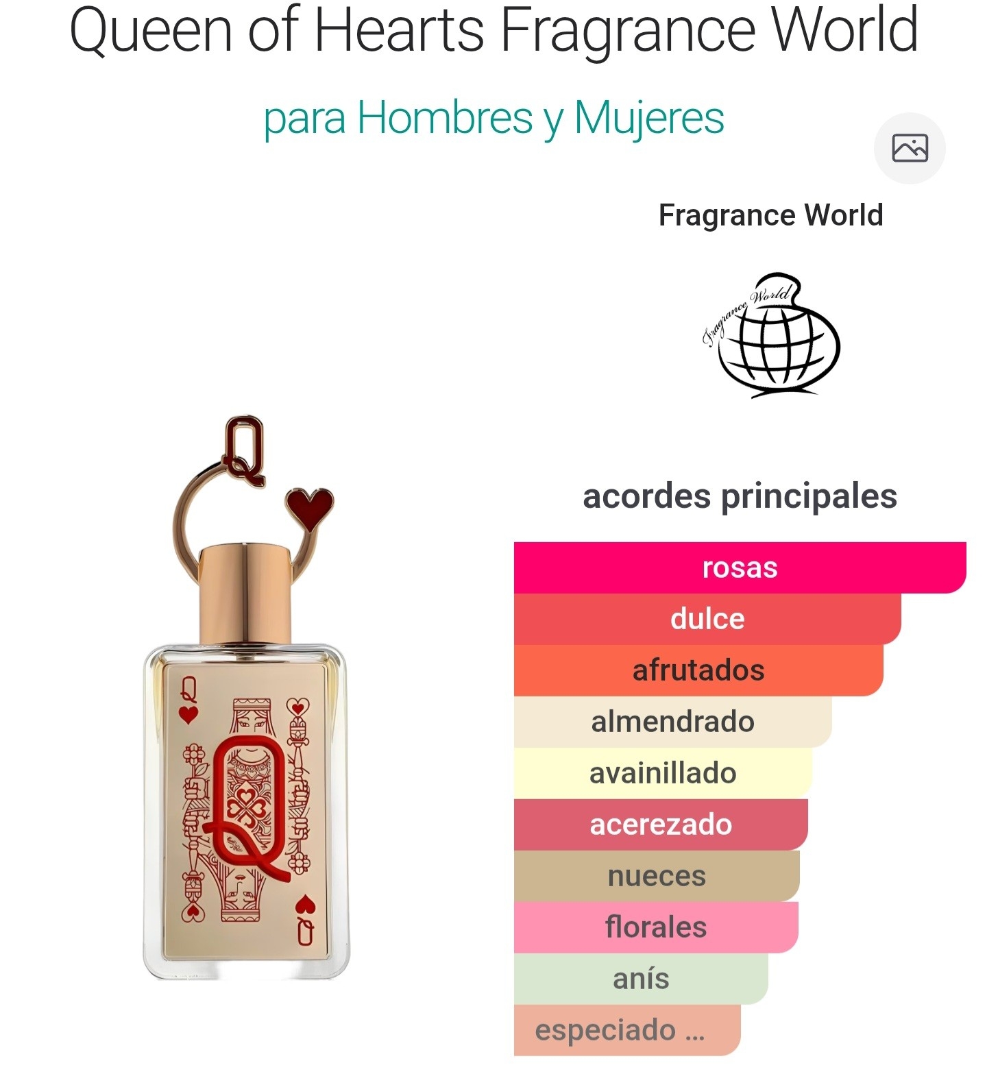 Queen Of Hearts 80ml - Imagen 2